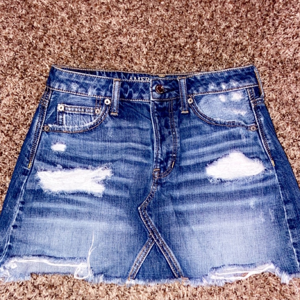 AEO jean skirt